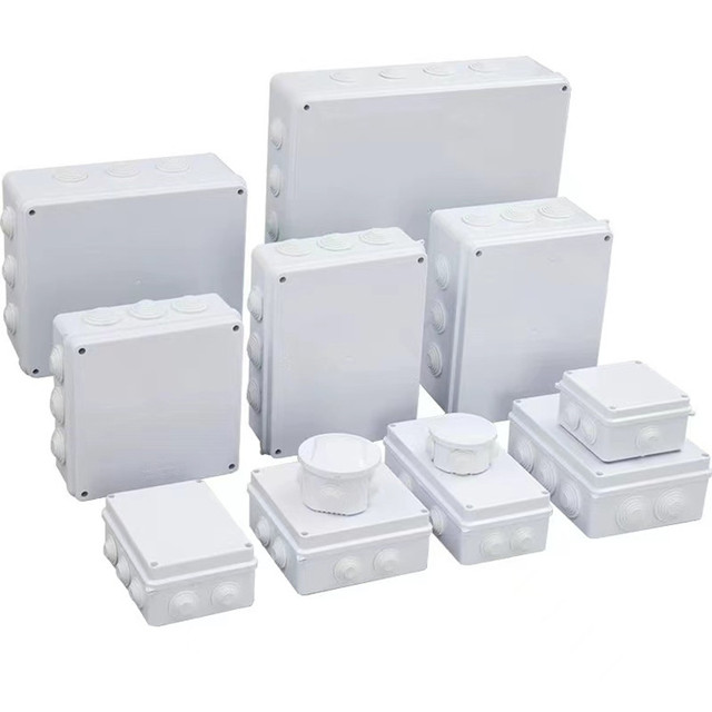 OEM IP55 Waterproof ABS Junction Box 80x50mm for Electronics & Instrument Enclosures