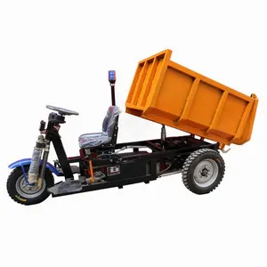 Jinwang Power Barrow Muck Truck Com CE 2500kg Industrial Barrow Agricultura Elétrica Mini Dumper