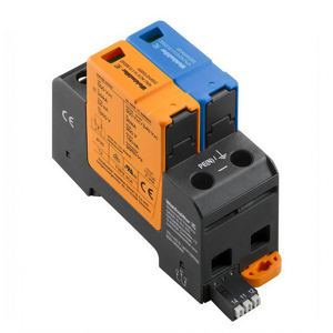Parafoudre monophasé Weidmüller 2591070000 VPU AC II 1+1 R 300/50 Type 2, 230V 20kA avec SCCR 50kA, 2 pôles, rail DIN - Product Image 3