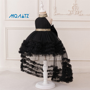Meiqiai Longue Robe de Soirée Princesse Sans Manches en Tulle Rouge avec Traîne et Paillettes T2325XZ - Product Image 3