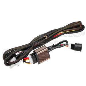 Coussins chauffants universels pour sièges de voiture en fibre de carbone, 2 places, 4 pièces, 3 niveaux, 12V, pour l'hiver - Product Image 4