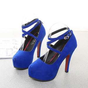 Thick Heel Platform <strong>Hook</strong> <strong>Loop</strong> Metal Buckle Square Toes High-Heeled Shoes Wedding Lk Bennett Wedding Shoes Banquets - Product Image 4