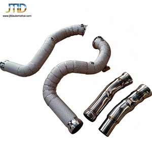 Downpipe en acier inoxydable haute performance pour Mercedes Benz AMG GT GTS GTR C190 R190 - Product Image 1