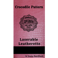 Pulsen Bulk Office Gift Crocodile Texture Laserable Similicuir pour portefeuille, porte-badge et boîte à bijoux Logo d'entreprise personnalisé