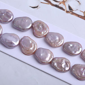 Perlas Naturales Sueltas en Forma de Inodoro, Color Rosa Morado, de 15-16 mm, con Accesorio para Collar de Perlas Naturales - Product Image 3