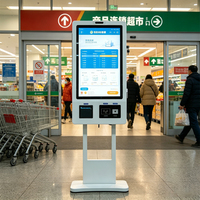Terminal de Pago Todo en Uno con Pantalla Táctil de 21.5 Pulgadas para Tiendas Minoristas, con Impresora y Lector de Tarjetas RFID