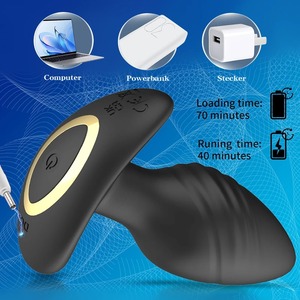 Ứng dụng kiểm soát hậu môn <span class=keywords><strong>Vibrator</strong></span> cho nam giới tuyến tiền liệt Massager không dây bluetooth Xoay mông phích cắm rung Đồ chơi tình dục cho phụ nữ nam gay - Product Image 4