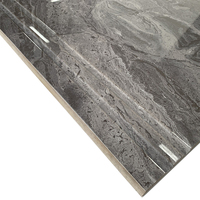 Escalier antidérapant de Restaurant de couleur grise 1200x300mm, carreaux de porcelaine polis en céramique