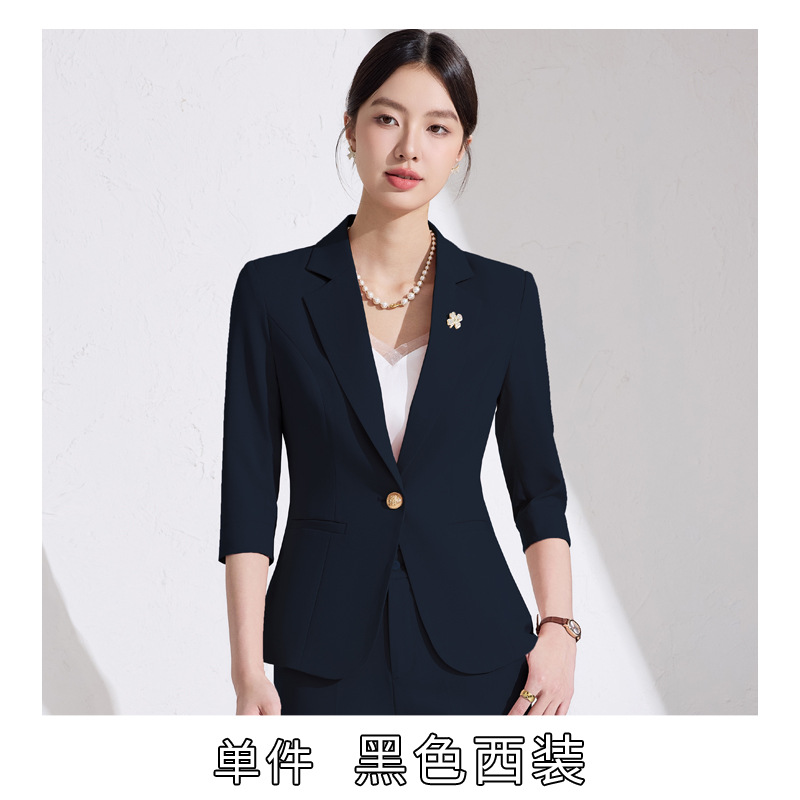 black suit