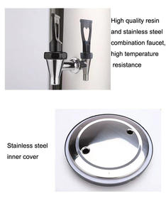 10-50L ticari çay Urn tek musluklar kazan endüstriyel içme suyu sıcak süt elektrikli kazan - Product Image 3