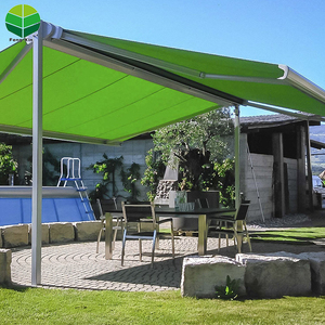 Aluminum Alloy Garden Retractable Travel Trailer Gazebo Pergola Outdoor Retractable <strong>Awning</strong> with <strong>Poly</strong> Sail Material - Product Image 1