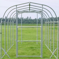 Serre tunnel polytunnel autoportante 3m 4m 5m 6m pour culture de plantes en extérieur, serre de jardin ronde à pignon, abri thermique