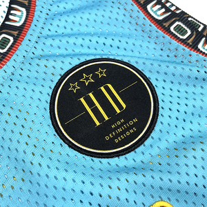 Bordado de alta calidad Baloncesto Desgaste Sublimación Malla Bordado Logo Personalizado Baloncesto Jersey - Product Image 6