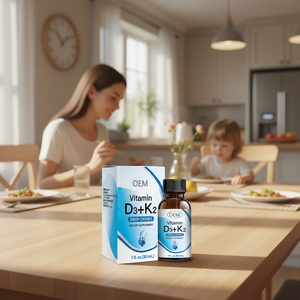 Vendita calda vitamina D3 K2 gocce liquide vitamine essenziali per bambini supplemento D3 K2 vitamina 5000 IU gocce liquide per le ossa forti - Product Image 4