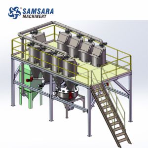 Caco3 حشو مسحوق ماستر دوزر مواد مساعدة بلاستيكية نظام خلط مكونات دقيقة أوتوماتيكي - Product Image 1