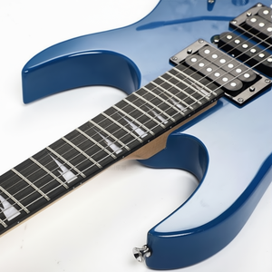 Chitarra Elettrica Stile ST con 24 Tasti in Acero Lucido, Configurazione Pickup HSS e Ponte Tremolo per Rock, Metal e Blues - Product Image 2