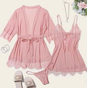 SFY971 - Ropa Interior de Alta Calidad para Niñas, Pijamas con Conjunto de Sujetador y Braguita, Bodysuits Sexys de Spandex/Algodón, Suministro Directo de Fábrica China - Product Image 5