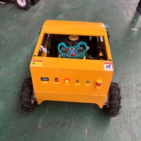 Fabricant chinois OEM ODM, prix bas, tondeuse à gazon télécommandée sans fil 24V à batterie, homologuée Euro 5 EPA, pour les bords de route et les talus