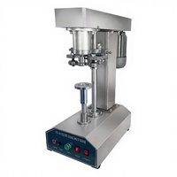 Machine de scellage semi-automatique électrique pour canettes en métal, verre, papier, boissons et bouteilles – Multifonctionnelle 220V |   Scellage des boîtes de conserve