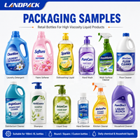 Machine de remplissage automatique à 6 têtes pour bouteilles de javel, shampoing, liquide vaisselle, savon et détergent lessive