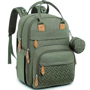Mochila de Maternidad Impermeable de PU con MOQ Bajo, Bolsa de Viaje para Mamá y Bebé, Cambiador Portátil con Cierre de Cremallera - Product Image 5