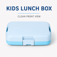 Boîte à lunch bento sans BPA pour enfants, boîte à lunch anti-fuite avec ustensiles, boîte à lunch pour enfants de qualité alimentaire