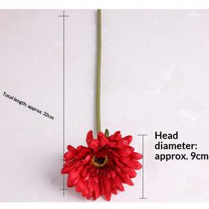 Fleur artificielle petite marguerite gerbera, décoration rustique pour la maison, centre de table, plante artificielle, approvisionnement en gros usine - Product Image 2