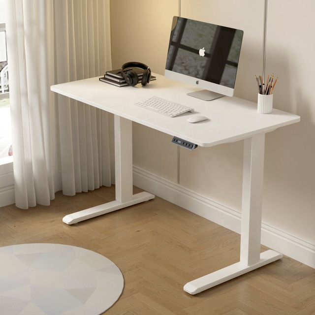 High Quality Ergonomic Modern Office Computer Table Portable Storage Dual Motor Stand Desk Electric Height Adjustable Desk Sit