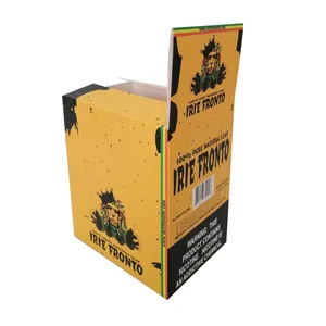 Più popolare eco-friendly Custom carta Kraft scatola di cartone ondulato fabbrica Outlet foderato Display per la partita di candela