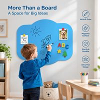 Stiker Dinding Magnetik Desain Awan OEM Grosir untuk Kamar Anak, Ruang Bermain, Kantor Rumah, dan Catatan Pengingat Harian