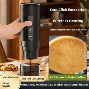 Cafetera <span class=keywords><strong>Espresso</strong></span> Portátil Inalámbrica Recargable, Bomba Automática con Presión y Calentamiento, Cafetera de Cápsulas para Viajes - Product Image 2