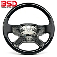 Volant en bois personnalisé pour Range Rover Sport L494, compatible OEM avec Vogue L405, amélioration de l'habitacle de voiture de luxe
