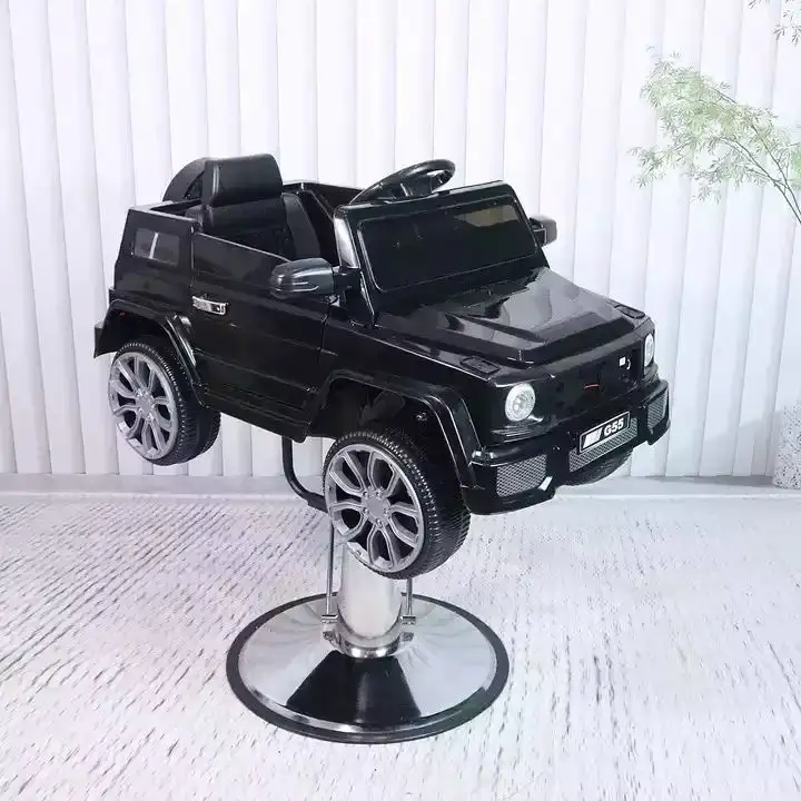 Silla de salón de coche para niños Silla de peluquero para salón de belleza para niños