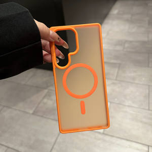 Étui de téléphone portable magnétique en acrylique translucide mat de luxe pour <span class=keywords><strong>Samsung</strong></span> <span class=keywords><strong>Galaxy</strong></span> S26 S25 S24 Ultra Plus - Product Image 4