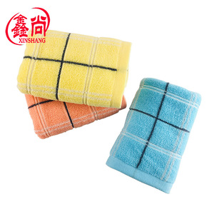 Toalla de Algodón a Cuadros Xinshang 35x75cm, Suave y Absorbente, Toalla Facial para el Hogar, Uso Adulto - Product Image 5