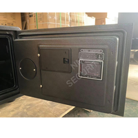 Caja Fuerte Electrónica Biométrica con Huella Dactilar, Resistente al Agua y al Fuego (1 Hora), Tamaño Pequeño 30cm de Alto, Certificación ETL
