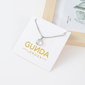 Custom Logo Printing Card Jewelry Packaging Display Tags Trays <b>Ring</b> <b>Necklace</b> Fashion Accessories - Product Image 4