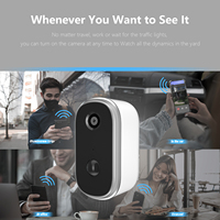 Caméras de sécurité extérieures solaires, sonnette vidéo Wifi, grand angle, caméra de sonnette 1080p, entreprise de produits intelligents pour animaux de compagnie