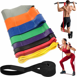 Bandas de resistencia de TPE codificadas por colores, bandas de fitness de tensión variable para entrenamiento muscular y ejercicios de movilidad. - Product Image 2
