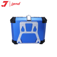 JPAD 45L Boîte à bagages arrière pour moto en alliage d'aluminium de haute qualité, texture cantaloup, universelle pour R1250GS F800GS F850GS G310gs F750gs, grande taille