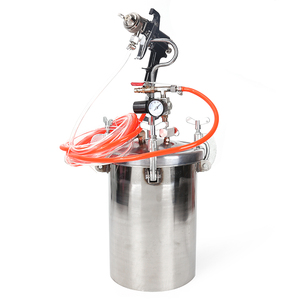PT-10S 10 litre 2-1/2 Gallons En Acier Inoxydable S.S Réservoir De Pression De Peinture/pot - Product Image 6