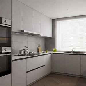 Meubles de cuisine design moderne, ensemble de rangement complet, îlot sur mesure, placards de garde-manger, amélioration de la maison de luxe - Product Image 2