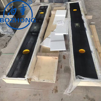 Règle de niveau de granit noir de précision 00 Grade Outils d'étalonnage de jauge parallèle à bord droit pour les mesures de marbre