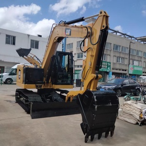 Excavatrice sur chenilles d'occasion Caterpillar Cat307.5 de 7 tonnes pour petits et moyens chantiers d'excavation, à bas prix, avec chenilles en caoutchouc - Product Image 5