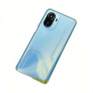 Cover posteriore per Xiaomi Mi11T Mi11T Pro, blu chiaro, in TPU e PC, antiurto e protettiva - Product Image 1