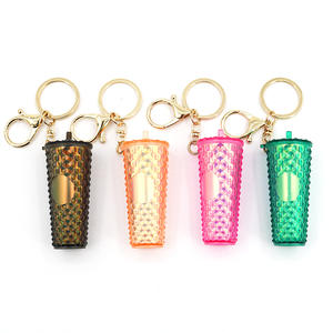 Mini porte-clés en PVC en forme de durian, style anime, accessoires en plastique avec impression UV et offset, fabriqué en acrylique et en plastique, souvenir - Product Image 2