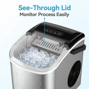 Hot Sale Portable <b>Ice</b> <b>Maker</b> Countertop Large Capacity Automatic Machine 12kg-15kg/24h for Home Office <b>Ice</b> <b>Maker</b> Home - Product Image 2