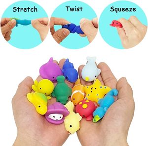 Funny Cartoon Shape <b>Fidget</b> Squeeze Toy Animal Decompression Slow Rising Squishy Squeeze Mochi Sea Animal Mochi for Kids - Product Image 2