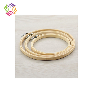 Charmkey 14*14 centimetri ABS pelliccia gomma di legno di bambù del cerchio telaio commercio all'ingrosso ricamo cerchi punto croce FAI DA TE kit di materiale personalizzare - Product Image 3