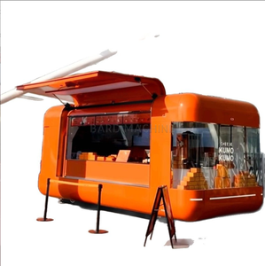 Camion de restauration multifonctionnel, boutique mobile commerciale pour thé au lait et café, chariot à snacks populaire à quatre roues - Product Image 2